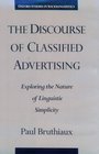 The Discourse of Classified Advertising Exploring the Nature of Linguistic Simplicity