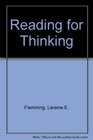 Reading For Thinking 5th Edition Plus Webster's 2 Pocket Dictionary Plus 20062007 Planner