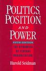 Politics Position and Power The Dynamics of Federal Organization