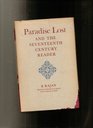 Paradise Lost and the Seventeenth Century Reader