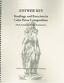Readings  Exercises in Latin Prose Composition Answer Key