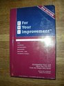 For Your Improvement A Development and Coaching Guide for Learners Supervisors Managers Mentors and Feedback Givers