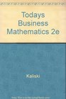 Today's Business Math A TextWorkbook