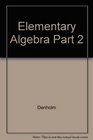 Elementary Algebra Part 2