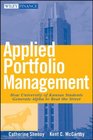 Applied Portfolio Management: How University of Kansas Students Generate Alpha to Beat the Street (Wiley Finance)
