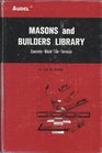 Masons and Builders Library Vol 1 Concrete Block Tile Terrazzo