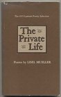 The Private Life Poems
