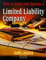 How to Form  Operate a Limited Liability Company A DoItYourself Guide