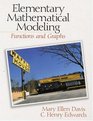 Elementary Mathematical Modeling Functions and Graphs