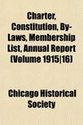 Charter Constitution ByLaws Membership List Annual Report