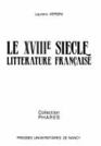 Litterature francaise Le XVIIIe siecle