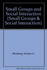 Small Groups and Social Interaction