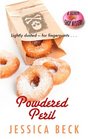 Powdered Peril  (Donut Shop Mystery,Bk 8) (Large Print)
