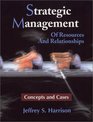 Strategic Management Of Resources and Relationships