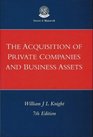 The Acquisition of Private Companies and Business Assets With Disk
