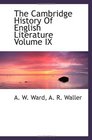 The Cambridge History Of English Literature Volume IX