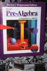 PreAlgebra A Transition to Algebra