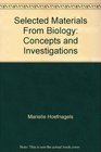 Selected Materials From Biology Concepts and Investigations
