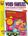 Word Families for Older Students