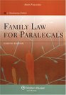 Family Law for Paralegals 4th Edition
