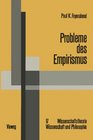 Probleme des Empirismus Schriften zur Theorie der Erklarung der Quantentheorie und der Wissenschaftsgeschichte