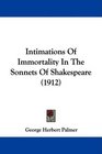 Intimations Of Immortality In The Sonnets Of Shakespeare