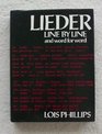 Lieder Line by Line and Word for Word