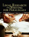 Legal Research  Writing for Paralegals