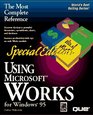 Using Microsoft Works for Windows 95