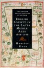 English Society in the Later Middle Ages 13481500