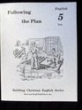 Following the Plan English 5 tests