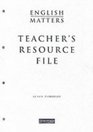 English Matters 1416 Teacher's File Years 10  11