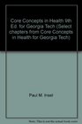 Core Concepts in Health 9th Ed for Georgia Tech