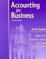 Accounting for Business What the numbers mean and how to use them