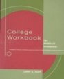 College Workbook for The Harbrace Handbooks Second Edition
