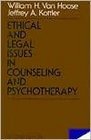Ethical and Legal Issues in Counseling and Psychotherapy