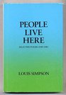 People Live Here Selected Poems 19491983