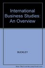 International Business Studies An Overview