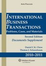 International Business Transactions 2009 Supplement