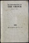 An Introduction to the Order
