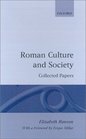 Roman Culture and Society Collected Papers