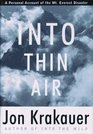 Into Thin Air : A Personal Account of the Mount Everest Disaster