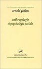 Anthropologie et psychologie sociale