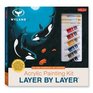 Acrylic Painting Kit Layer by Layer In the Company of Orcas This unique method of instruction isolates each layer of the painting ensuring successful results
