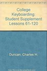 College Keyboarding Student Supplement Lessons 61120