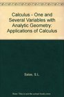Calculus  One and Several Variables with Analytic Geometry
