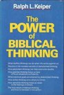 The power of Biblical thinking
