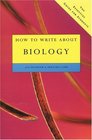 How to Write About Biology