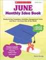 June Monthly Idea Book ReadytoUse Templates Activities Management Tools and More  for Every Day of the Month