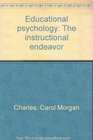 Educational psychology The instructional endeavor